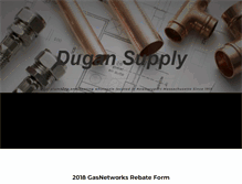 Tablet Screenshot of dugansupply.com